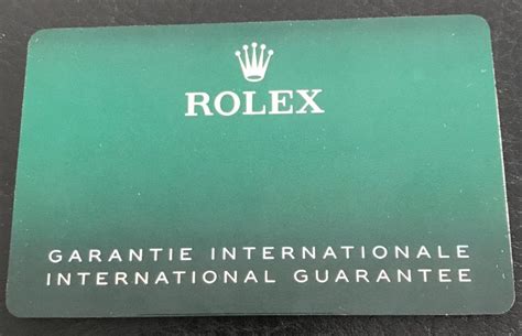 rolex 5 jahre garantie